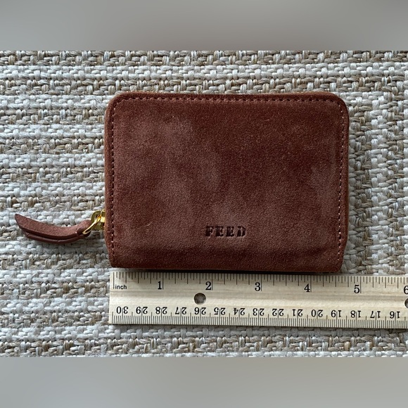 FEED Cognac Suede Wallet - Picture 14 of 15